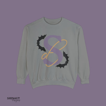 Shinaut Designs Spooky Logo Unisex Garment-Dyed Sweatshirt