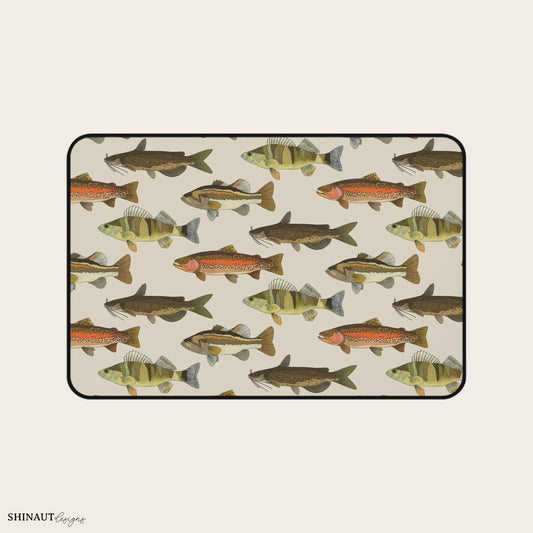 12x18" freshwater fish desk mat