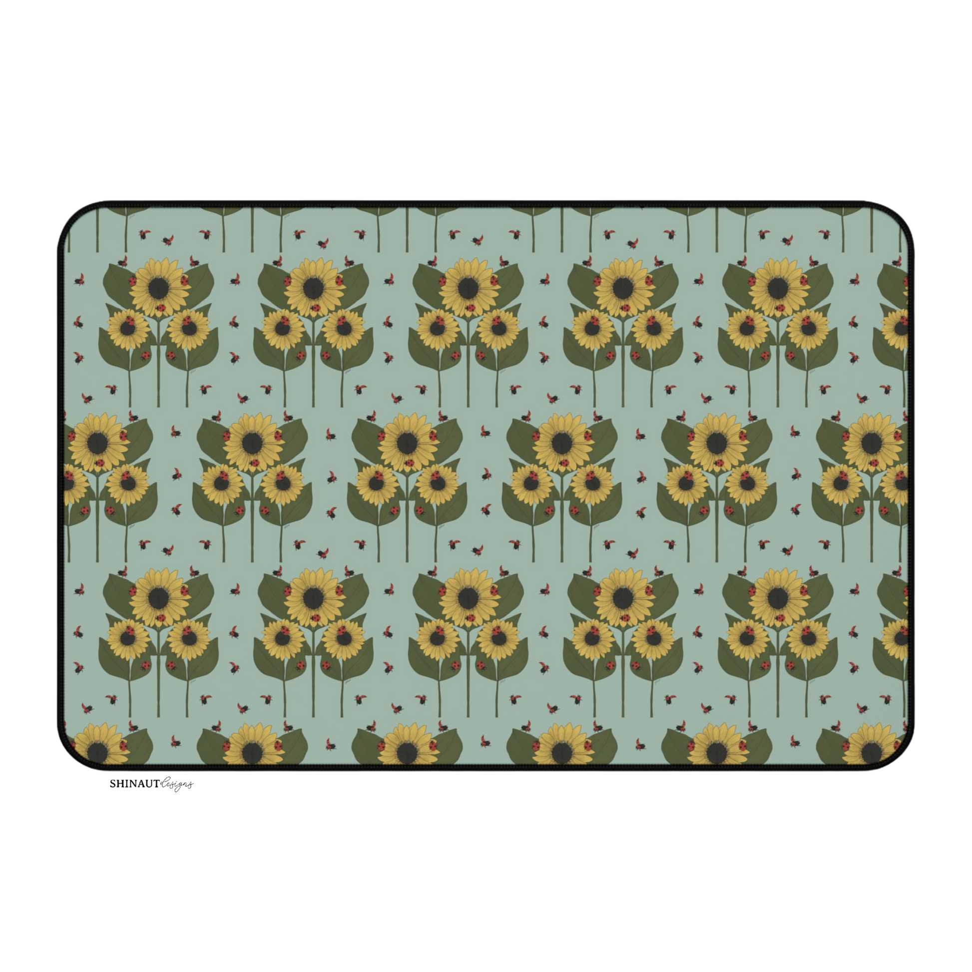 12x18" sunflower plant desk mat