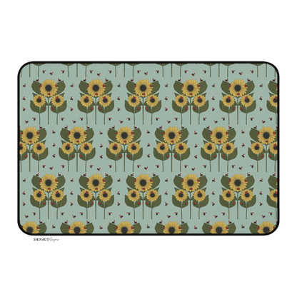 12x18" sunflower plant desk mat