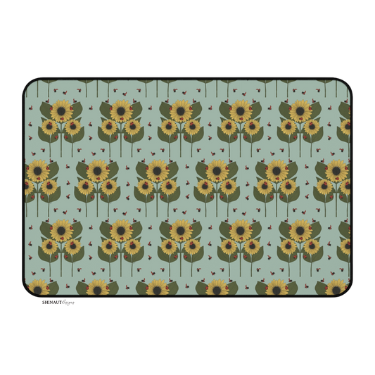 12x18" sunflower plant desk mat