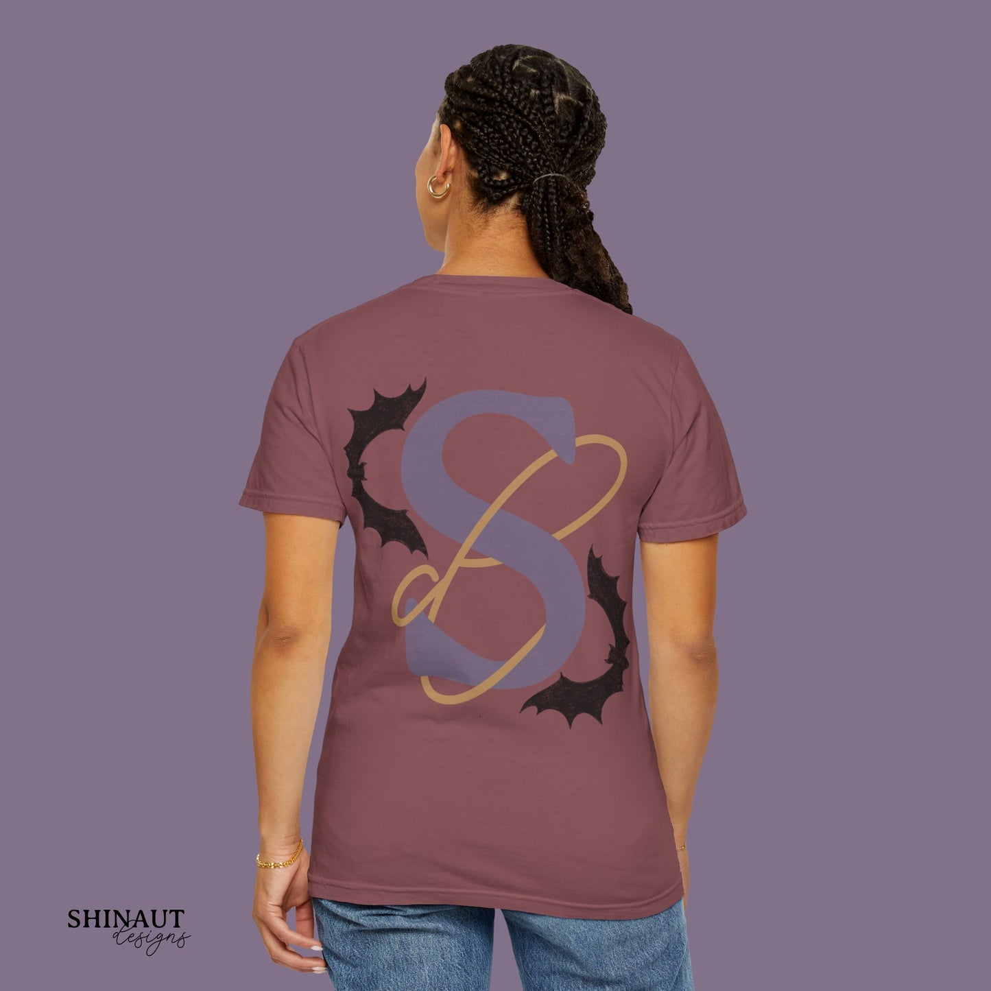 Shinaut Designs Spooky logo Unisex Garment-Dyed T-shirt