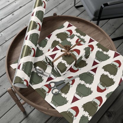 Christmas Toads Gift Wrap Papers