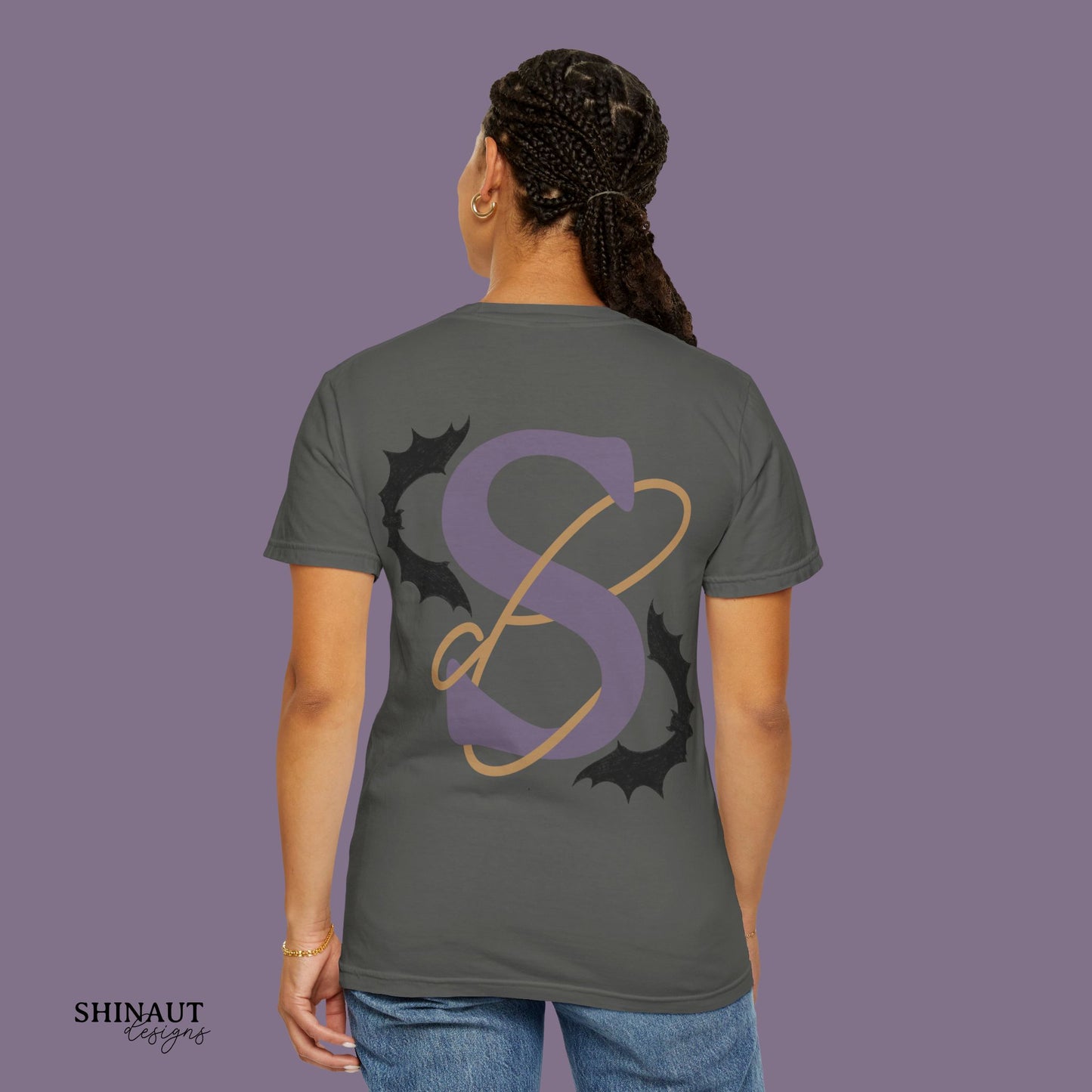 Shinaut Designs Spooky logo Unisex Garment-Dyed T-shirt