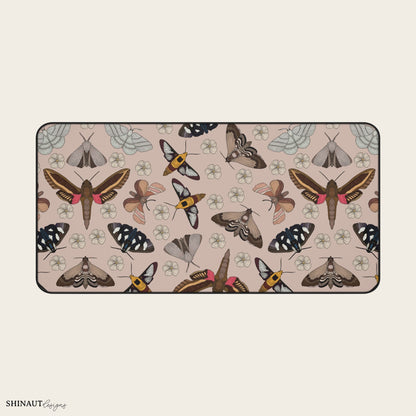 16x32" garden moths desk mat