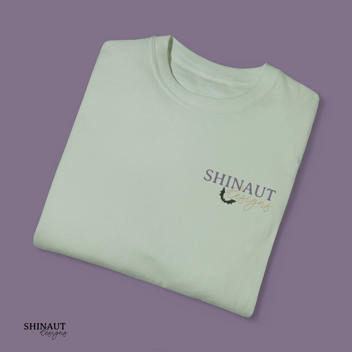 Shinaut Designs Spooky logo Unisex Garment-Dyed T-shirt