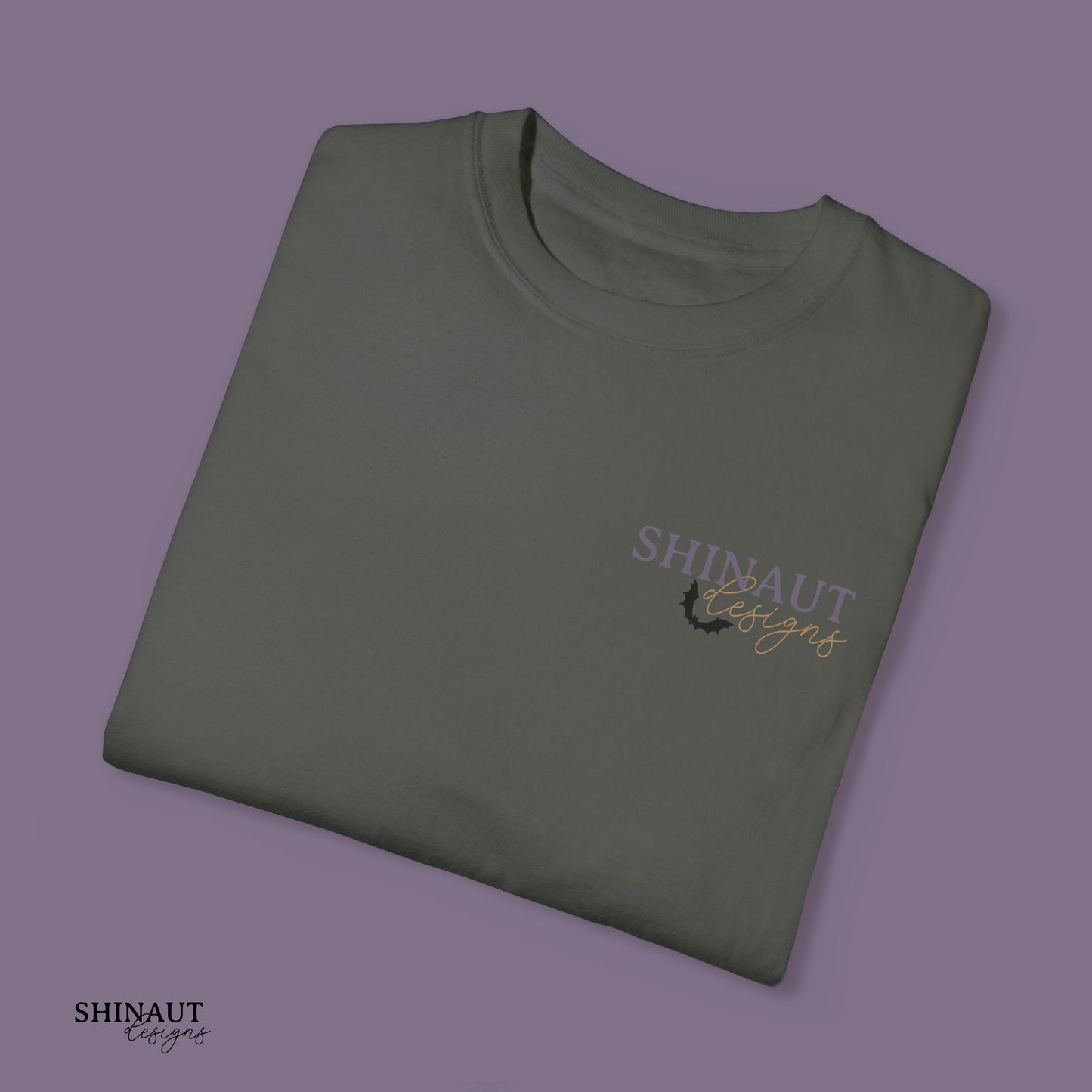 Shinaut Designs Spooky logo Unisex Garment-Dyed T-shirt