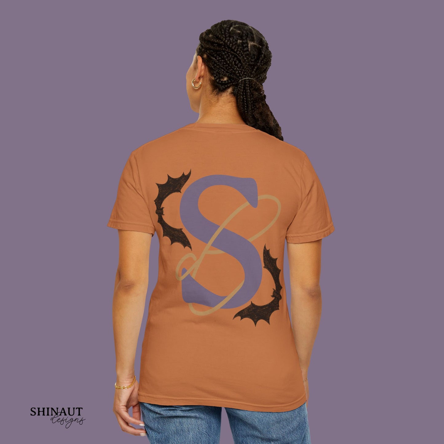 Shinaut Designs Spooky logo Unisex Garment-Dyed T-shirt