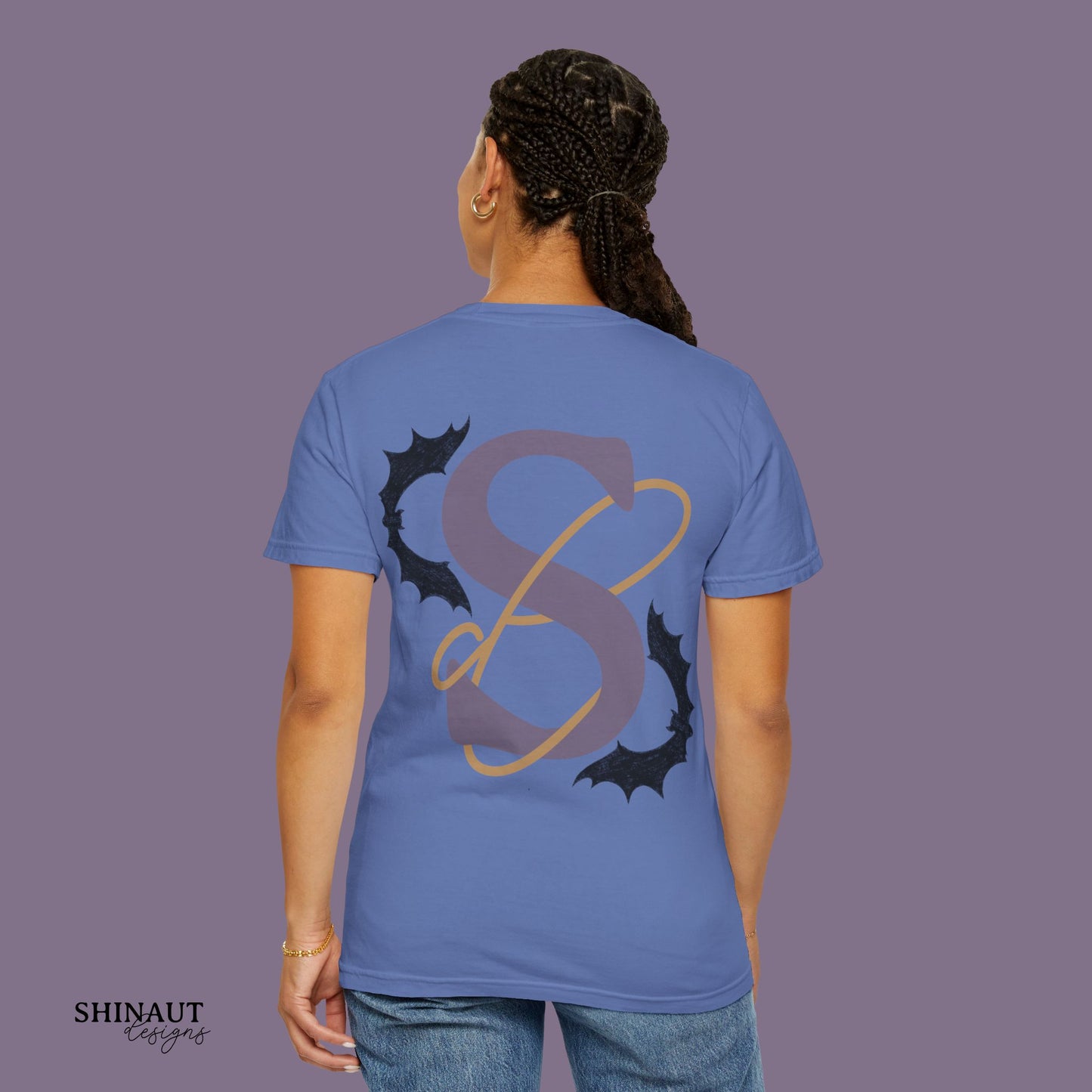 Shinaut Designs Spooky logo Unisex Garment-Dyed T-shirt