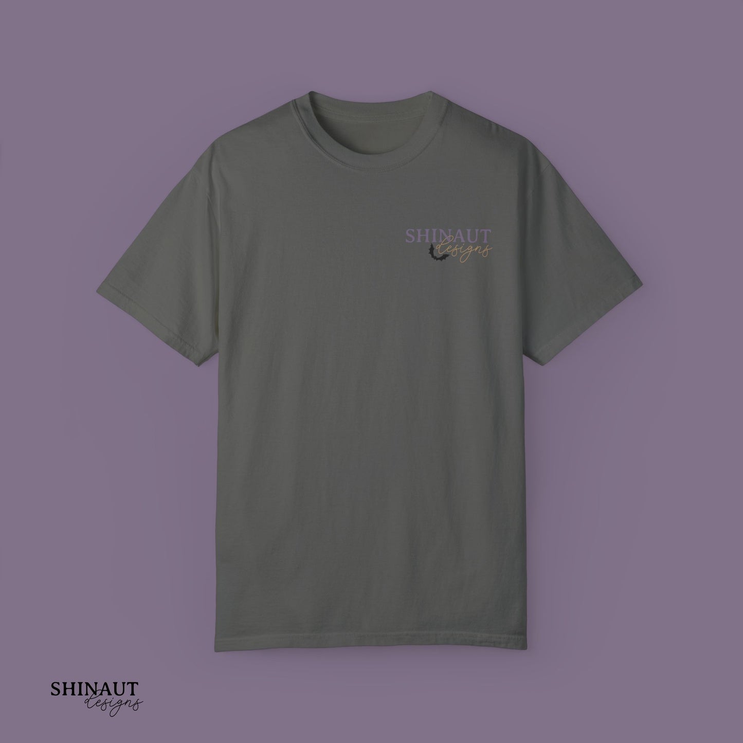 Shinaut Designs Spooky logo Unisex Garment-Dyed T-shirt