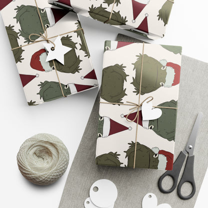 Christmas Toads Gift Wrap Papers