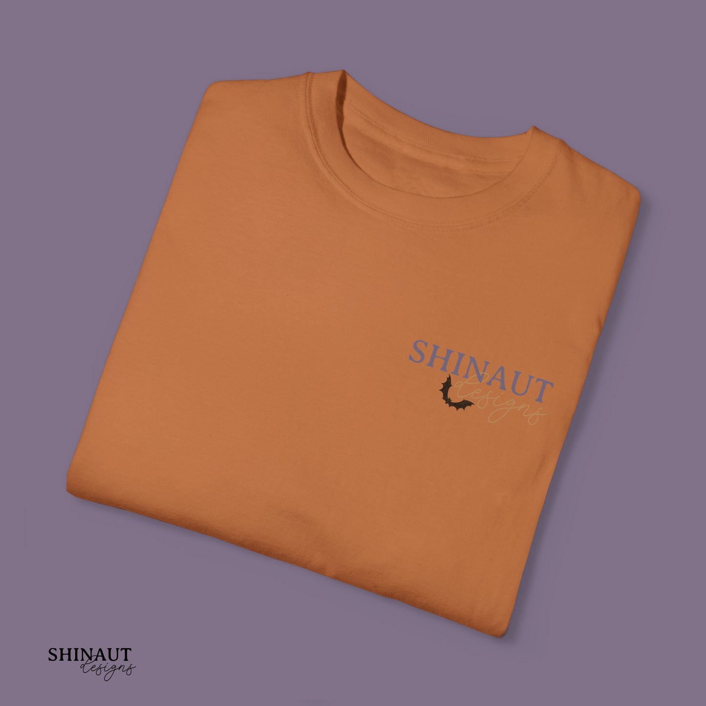 Shinaut Designs Spooky logo Unisex Garment-Dyed T-shirt