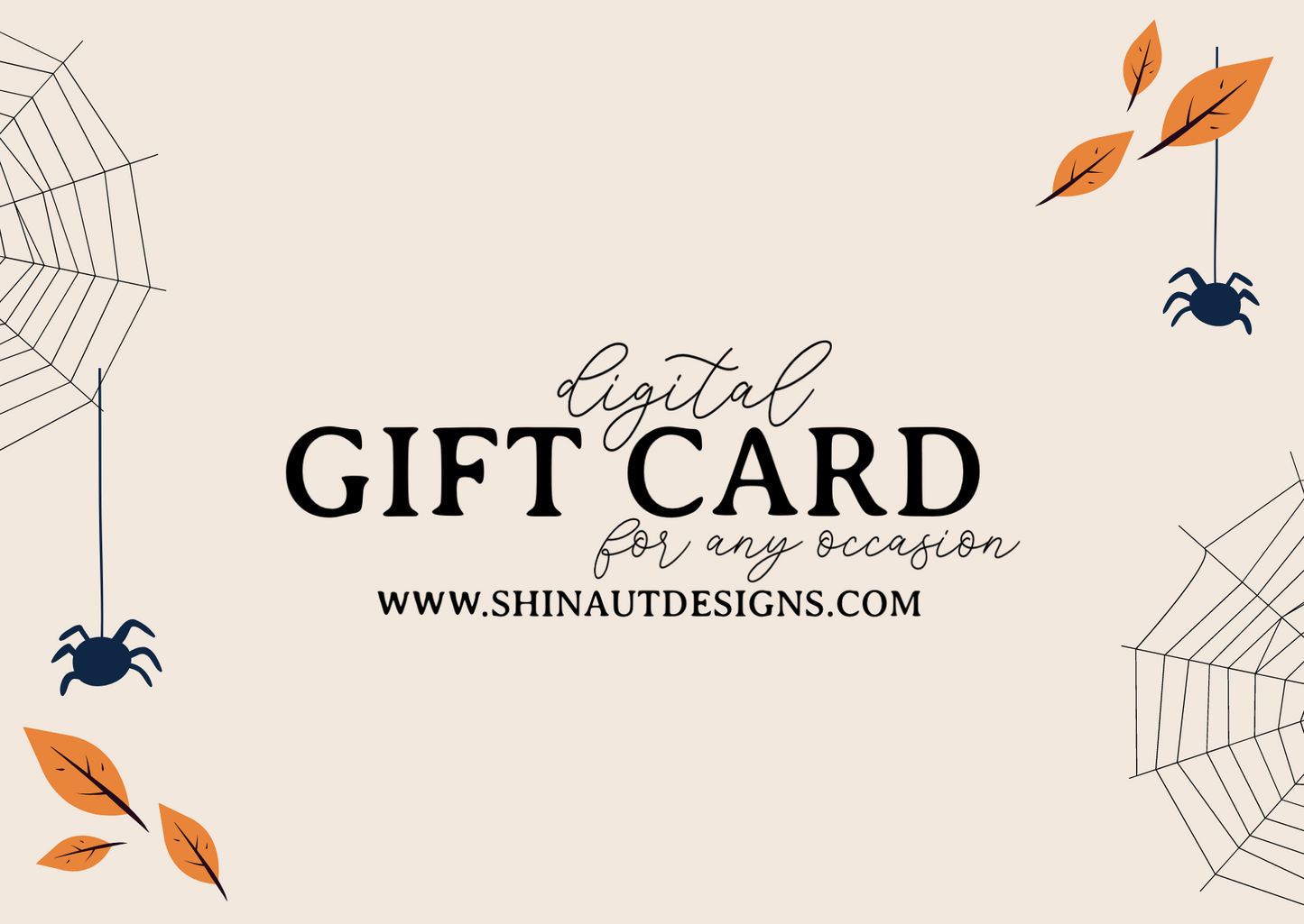 Shinaut Designs Digital Gift Card