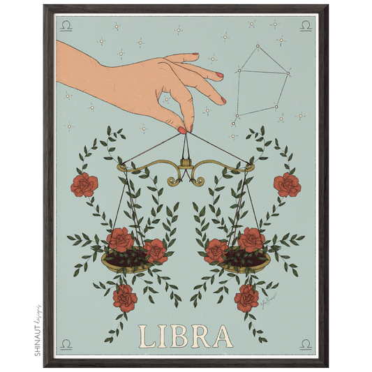 Libra - Zodiac Collection Art Print