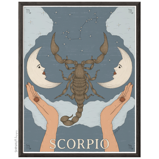 Scorpio - Zodiac Collection Art Print