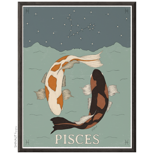 Pisces - Zodiac Collection Art Print
