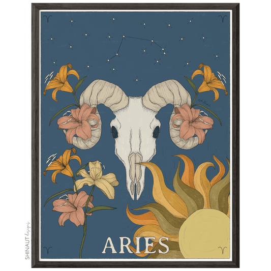 Aries - Zodiac Collection Art Print