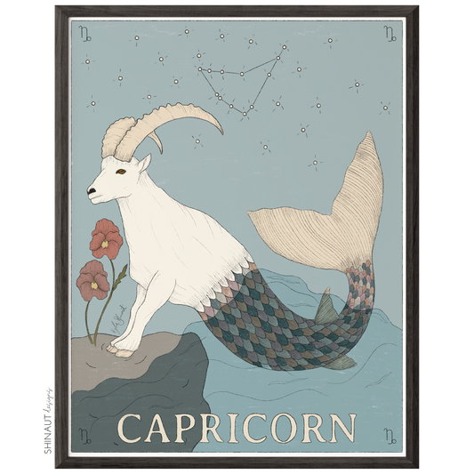 Capricorn - Zodiac Collection Art Print