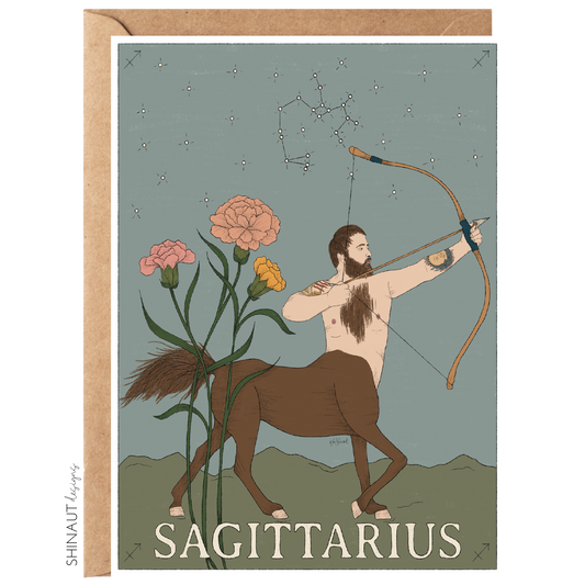 Sagittarius - Zodiac Collection Greeting Card