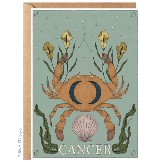 Cancer - Zodiac Collection Greeting Card