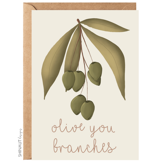 Olive You Greeting Card
