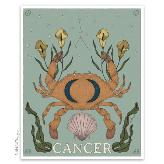 photo of cancer zodiac sticker