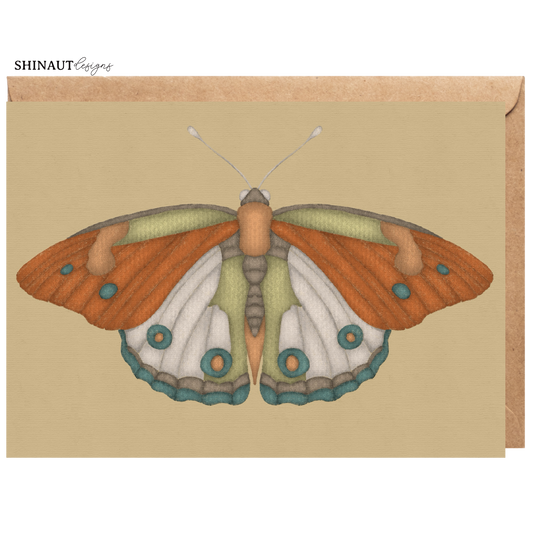 Imperfect Desert Dreams Butterfly Greeting Card