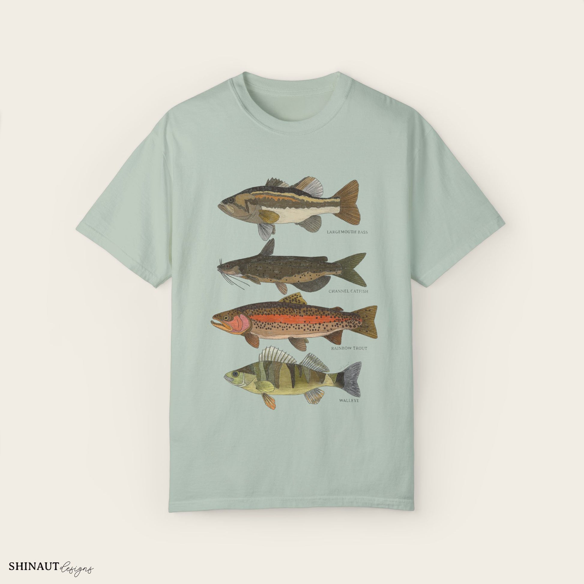 freshwater fish t-shirt in bay