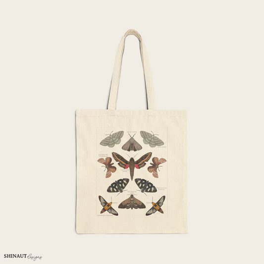 garden moths entomology classification tote bag