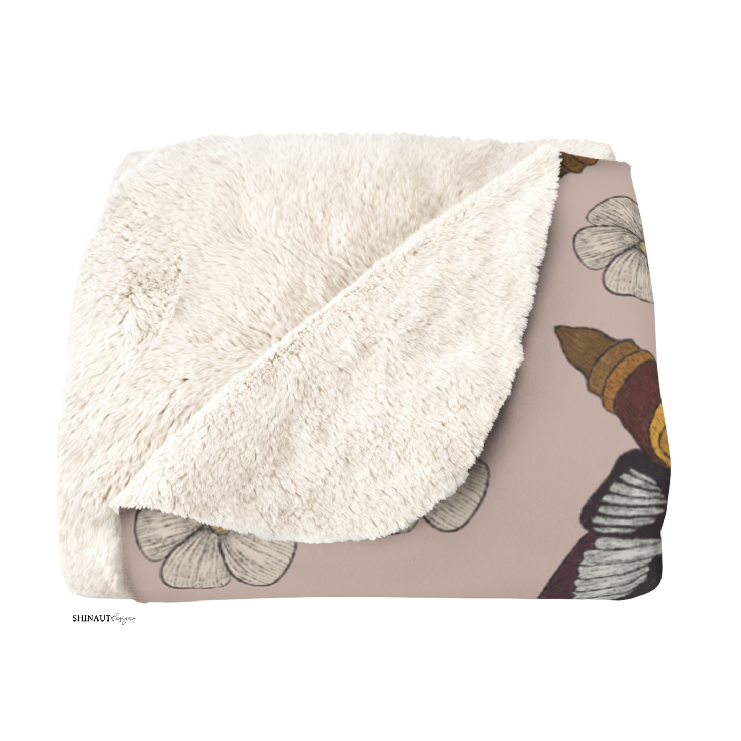 garden moths sherpa_blanket_folded