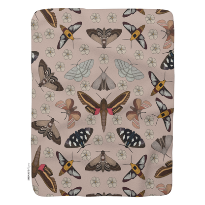 garden moths sherpa_blanket_front