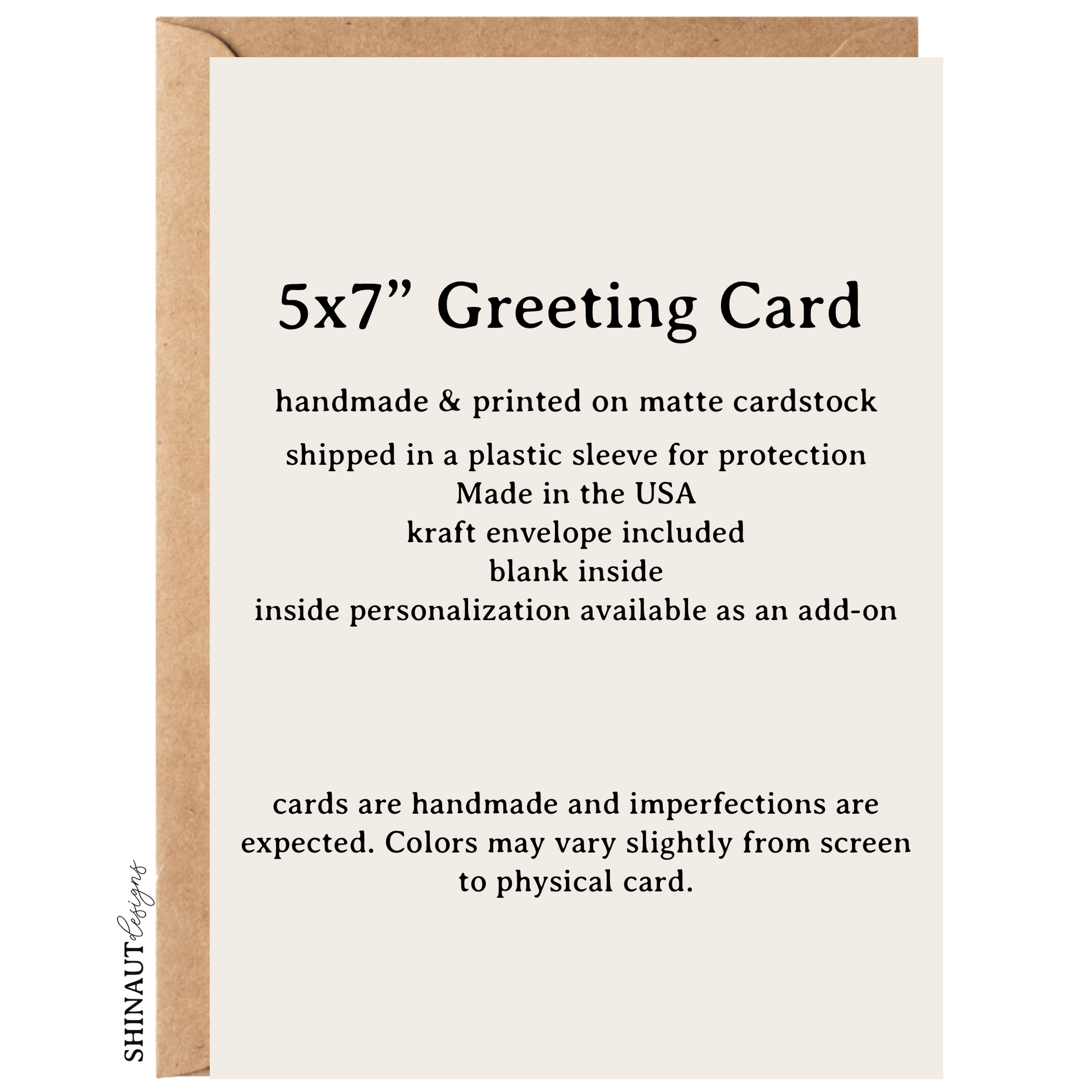 greeting card info details