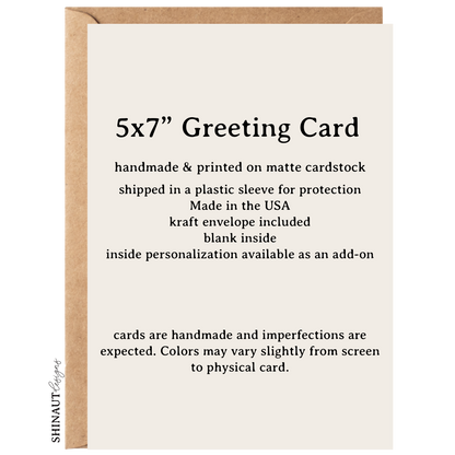 greeting card info details