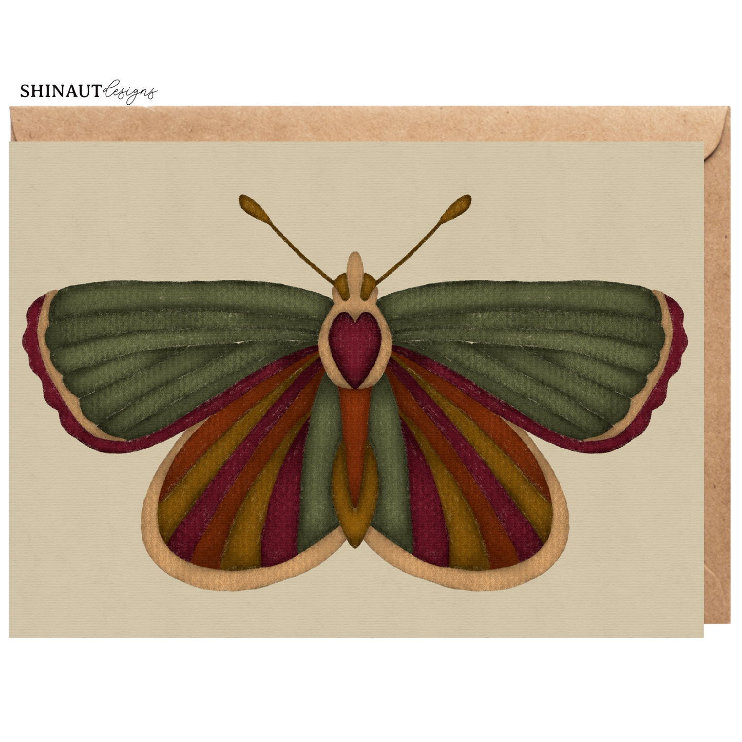 Imperfect Harvest Butterfly Greeting Card