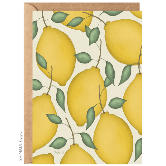 Lemon Bunch Greeting Card
