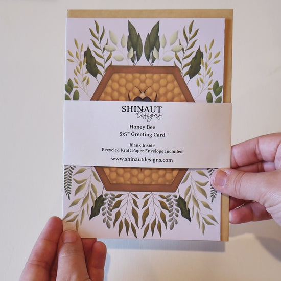 Honey Bee Greeting Card video
