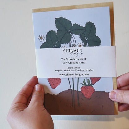 The Strawberry Plant Greeting Card video