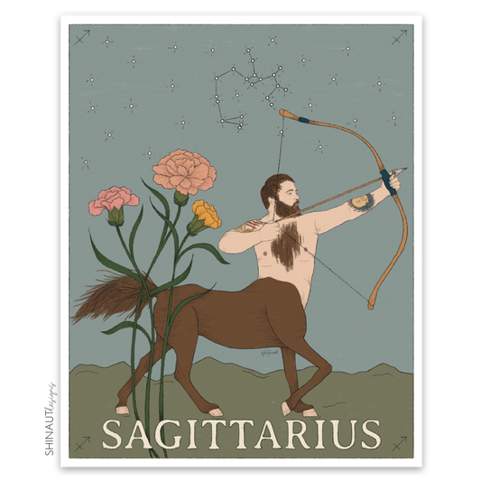 photo of sagittarius zodiac sticker