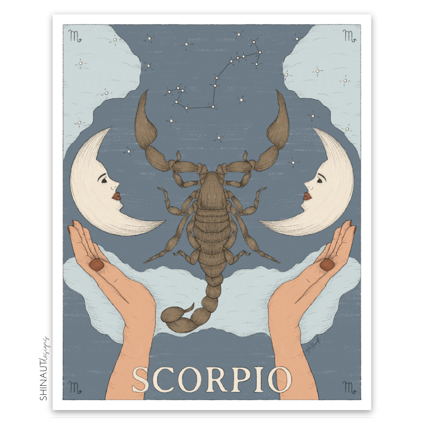 photo of scorpio zodiac sticker