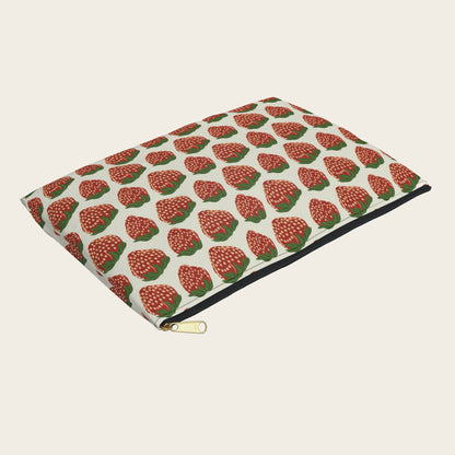 strawberry pencil pouch large angle