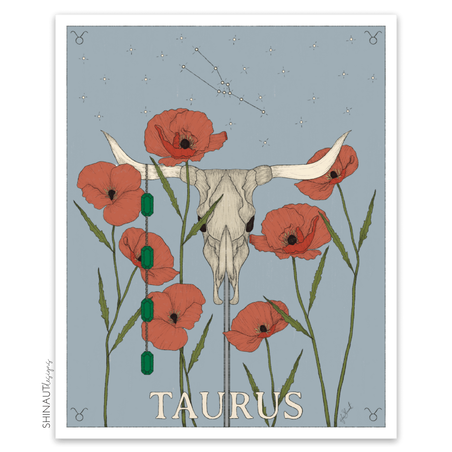 photo of taurus zodiac sticker