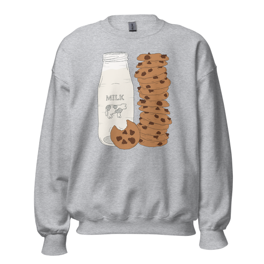 Milk and Cookies Unisex Sweatshirt