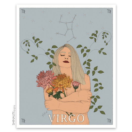 photo of virgo zodiac sticker